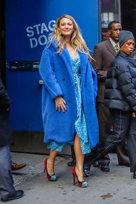 Bilder des Jahres 2020, Entertainment 01 Januar Entertainment Bilder des Tages January 28, 2020, New York, NEW YORK, USA: Actress BLAKE LIVELY is seen leaving the television show Good Morning America in the Times Square area in New York City. New York USA - ZUMAc233 20200128_zsp_c233_019 Copyright: xVanessaxCarvalhox