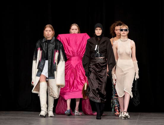 Copenhagen Fashion Week AW 2020 Designers second show in the locomotive workshop on Tuesday, January 28, 2020 By Ellen Hodakova Larsson from Sweden, Copenhagen Denmark,  Copyright: Ritzau Scanpix LiselottexSabroex COP101 spdk20200128-175843-L