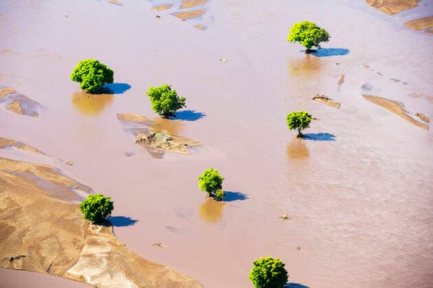 In mid January 2015, a three day period of excessive rain brought unprecedented floods to the small poor African country of Malawi. It displaced nearly quarter of a million people, devastated Mulanje, Southern Region, Malawi CR_OQMH191209C-253586-01