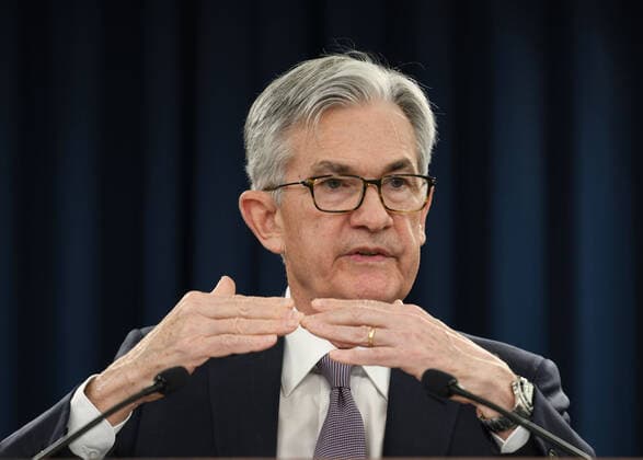 (200129) -- WASHINGTON, Jan. 29, 2020 -- U.S. Federal Reserve Chairman Jerome Powell speaks during a press conference in Washington D.C., the United States, on Jan. 29, 2020. The U.S. Federal Reserve on Wednesday left interest rates unchanged and maintained a wait-and-see stance after wrapping up its first monetary policy meeting of 2020. ) U.S.-WASHINGTON D.C.-FED-INTEREST RATES LiuxJie 