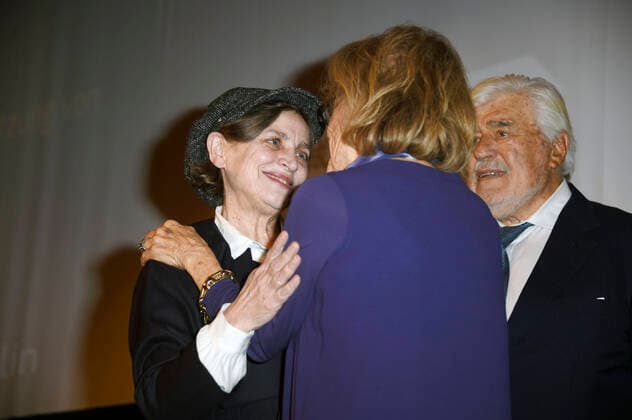 Katharina Thalbach, Nicola Lubitsch and Mario Adorf at the 62nd presentation of the Ernst Lubitsch Prize 2020 in the Babylon cinema Berlin, 29 01 2020 Foto:xN.xKubelkax xFuturexImage