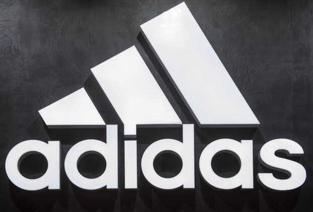 January 28, 2020, Hong Kong, China: German multinational sport clothing brand Adidas logo is seen in Hong Kong. Hong Kong China - ZUMAs197 20200128_zab_s197_028 Copyright: xBudrulxChukrutx