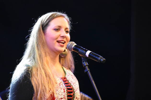 India: World Peace Music Festival Dalinda group of Hungary performing at the Sur Jahan , the World Peace Music Festival 2020 that has been organized by a private organization. Kolkata West Bengal India Copyright: BiswarupxGanguly