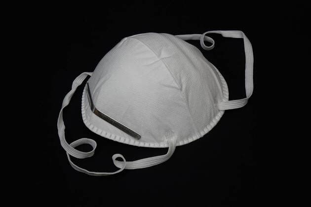 Respiratory protection mask Respiratory protection mask, 31 01 2020, Borkwalde, Brandenburg, Respiratory protection masks do not protect sufficiently against viruses