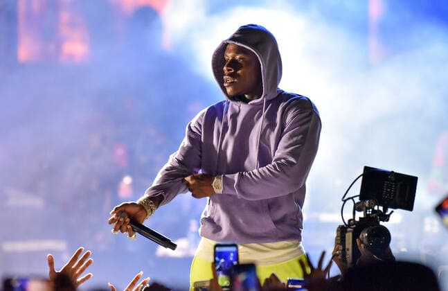 February 1, 2020, Miami, FL, USA: MIAMI, FLORIDA - FEBRUARY 01: DaBaby performs during the 2020 Vewtopia Music Festival at Marlin s Park in Miami, Florida. Photo: Alex Pesantes imageSPACE Miami USA - ZUMAs181 20200201_zea_s181_080 Copyright: xImagespacex