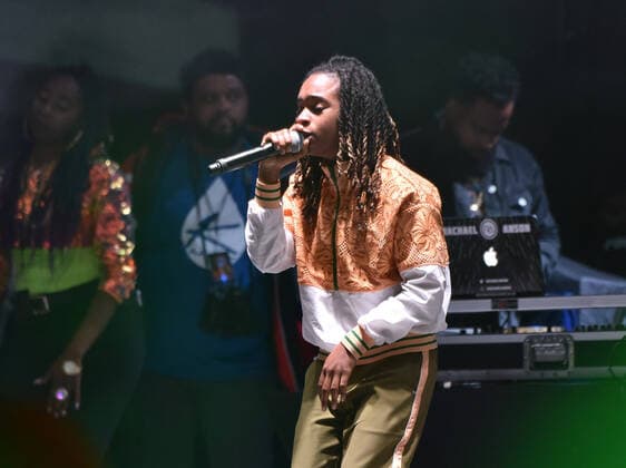 February 1, 2020, Miami, FL, USA: MIAMI, FLORIDA - FEBRUARY 01: Koffee performs during the 2020 Vewtopia Music Festival at Marlin s Park in Miami, Florida. Photo: Alex Pesantes imageSPACE Miami USA - ZUMAs181 20200201_zea_s181_097 Copyright: xImagespacex