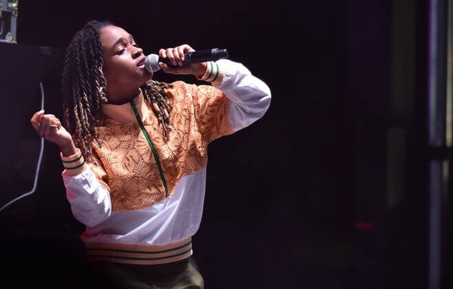 February 1, 2020, Miami, FL, USA: MIAMI, FLORIDA - FEBRUARY 01: Koffee performs during the 2020 Vewtopia Music Festival at Marlin s Park in Miami, Florida. Photo: Alex Pesantes imageSPACE Miami USA - ZUMAs181 20200201_zea_s181_099 Copyright: xImagespacex
