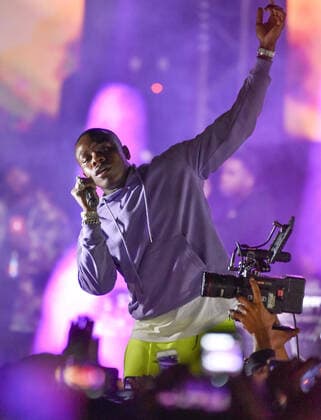 MIAMI, FLORIDA - FEBRUARY 01: DaBaby performs during the 2020 Vewtopia Music Festival at Marlin s Park in Miami, Florida. Photo: Alex Pesantes imageSPACE MediaPunch Copyright: ximageSPACEx