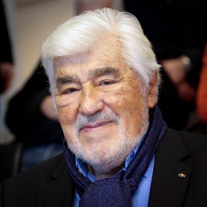 03 02 2020, Berlin, Germany Photo The actor Mario Adorf, on the occasion of a press event in Berlin
