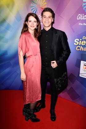 Leonie Brill and Dominic Fritz at the GlücksSpirale Film Award 2019 at the GOP Theater Munich, 03 02 2020 Foto:xS.xAdamx xFuturexImage
