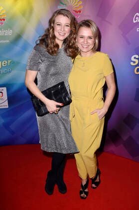 Nina Eichinger and Nova Meierhenrich at the GlücksSpirale Film Award 2019 at the GOP Theater Munich, 03 02 2020 Foto:xS.xAdamx xFuturexImage