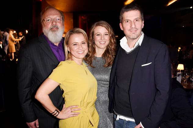 Georg Seitz, Nova Meierhenrich, Nina Eichinger and Christian Becker at the GlücksSpirale Film Award 2019 at the GOP Theater Munich, 03 02 2020 Foto:xS.xAdamx xFuturexImage