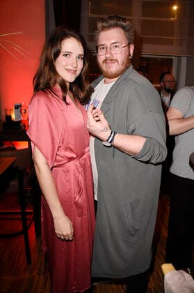 Leonie Brill and Florian Hüttner at the GlücksSpirale Film Award 2019 at the GOP Theater Munich, 03 02 2020 Foto:xS.xAdamx xFuturexImage