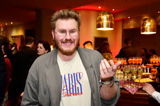 Florian Hüttner at the GlücksSpirale Film Award 2019 at the GOP Theater Munich, 03 02 2020 Foto:xA.xHübnerx xFuturexImage