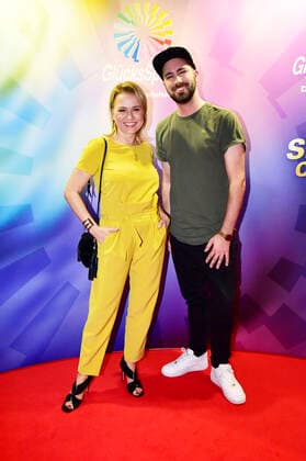 Nova Meierhenrich and Dominik Porschen at the GlücksSpirale Film Award 2019 at the GOP Theater Munich, 03 02 2020 Foto:xA.xHübnerx xFuturexImage