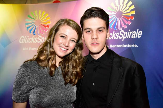 Nina Eichinger and Dominic Fritz at the GlücksSpirale Film Award 2019 at the GOP Theater Munich, 03 02 2020 Foto:xA.xHübnerx xFuturexImage