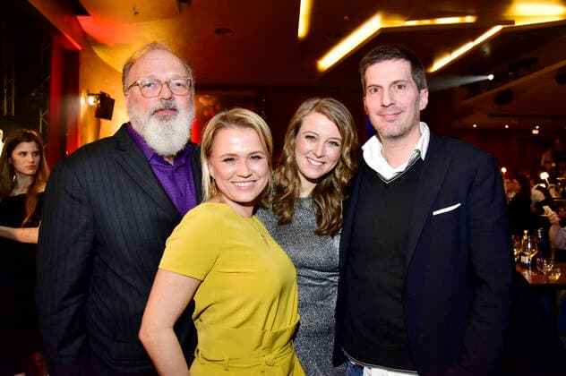 Georg Seitz, Nova Meierhenrich, Nina Eichinger and Christian Becker at the GlücksSpirale Film Award 2019 at the GOP Theater Munich, 03 02 2020 Foto:xA.xHübnerx xFuturexImage