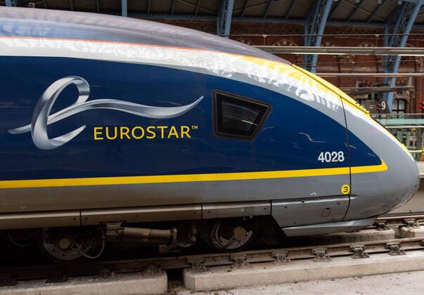 . 04 02 2020. London, United Kingdom. Eurostar media preview. Eurostar trains seen at London St Pancras International railway station during the Eurostar media preview of first direct trains from Amsterdam to London at London St Pancras International railway station.  xGustavoxValientex xi-Imagesx IIM-20720-0032