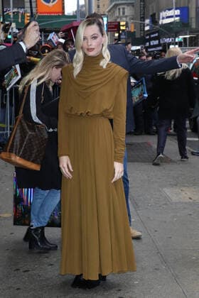 NEW YORK, NY- February 04: Margot Robbie at Good Morning America promoting Birds of Prey on February 04, 2020 in New York City. Copyright: xRWx