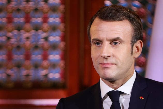 February 4, 2020, Cracow, Lesser Poland, Poland: French President, Emmanuel Macron delivers a speech to students at Poland s historic Jagiellonian University during the visit..Second day of President Emmanuel Macron s official visit in Poland. After successful bilateral meetings, Poland and France signed a cooperation program as part of their strategic partnership and a future summit between Germany, France and Poland has been announced within the Weimar Triangle. Cracow Poland - ZUMAs197 20200204_zaa_s197_251 Copyright: xFilipxRadwanskix