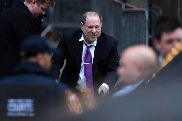 Entertainment Themen der Woche KW06 News Bilder des Tages Entertainment Bilder des Tages February 4, 2020, New York, NY, USA: February 4, 2020 New York City..Harvey Weinstein was seen leaving his rape trial at Manhattan criminal court in New York City on February 4, 2020. New York USA  - ZUMAny1_ 20200204_zaf_ny1_061 Copyright: xKristinxCallahanx