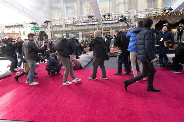 February 5, 2020, Hollywood, California, U.S.: Preparations continue with the Red Carpet Roll Out for the Oscars at the Dolby Theatre in Hollywood. Hollywood U.S. - ZUMAz03_ 20200205_sha_z03_721 Copyright: xAMPASx