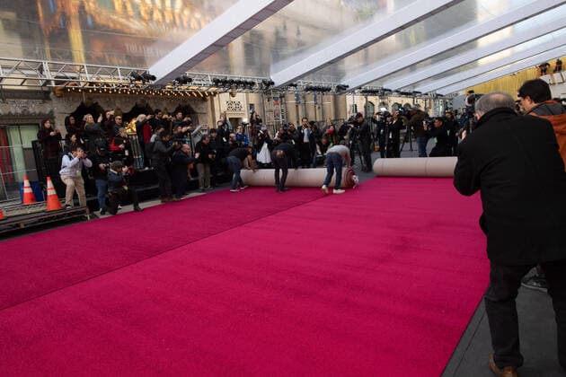 February 5, 2020, Hollywood, California, U.S.: Preparations continue with the Red Carpet Roll Out for the Oscars at the Dolby Theatre in Hollywood. Hollywood U.S. - ZUMAz03_ 20200205_sha_z03_722 Copyright: xAMPASx