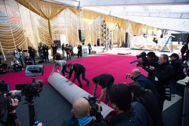 Entertainment Bilder des Tages February 5, 2020, Hollywood, California, U.S.: Preparations continue with the Red Carpet Roll Out for the Oscars at the Dolby Theatre in Hollywood. Hollywood U.S. - ZUMAz03_ 20200205_sha_z03_718 Copyright: xAMPASx