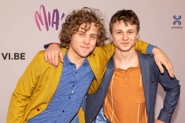 Compact Disc Dummies, with Lennert and Janus Coorevits pictured during the 13th edition of the MIA s (Music Industry Award) award show, in Brussels, Thursday 06 February 2020. The MIA awards are handed out by the VRT and Poppunt.  JAMESxARTHURxGEKIERE 2469843