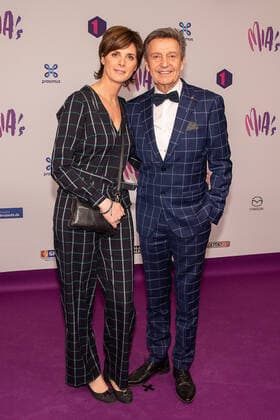 Willy Sommers and his wife Cindy pictured during the 13th edition of the MIA s (Music Industry Award) award show, in Brussels, Thursday 06 February 2020. The MIA awards are handed out by the VRT and Poppunt.  JAMESxARTHURxGEKIERE 2469947