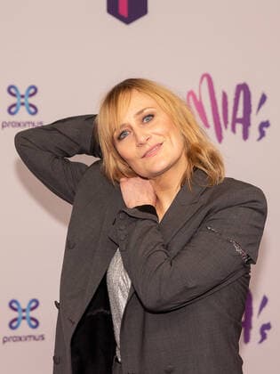 Singer Geike Arnaert pictured during the 13th edition of the MIA s (Music Industry Award) award show, in Brussels, Thursday 06 February 2020. The MIA awards are handed out by the VRT and Poppunt.  JAMESxARTHURxGEKIERE 2469984