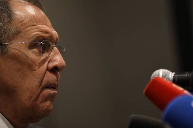 Russian Foreign Minister Sergey Lavrov speaks during a press conference in Mexico City, Mexico, 06 February 2020. Lavrov said Thursday that his country and Mexico are committed to dialogue between the government and the opposition of Venezuela to give way to the political and social crisis of the South American country. EFE Sashenka Gutiérrez Russia and Mexico bet on government dialogue and opposition in Venezuela !ACHTUNG: NUR REDAKTIONELLE NUTZUNG!  Copyright: xSáshenkaxGutieérezx MEX4489 20200207-637166356732725842