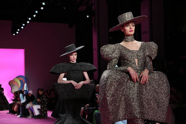 February 6, 2020, New York, New York, USA: LESLIE JONES, ASHLEY LONGSHORE at the Christian Siriano F W 2020 Fashion Show, Spring Studios, NYC.February 6, 2020.Photos by , Photos Inc. New York USA - ZUMAms4_ 20200206_zaf_ms4_022 Copyright: xSoniaxMoskowitzx