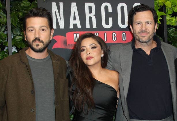 06 February 2020 - Los Angeles, California - Diego Luna, Teresa Ruiz, Eric Newman. Netflix?s Narcos: Mexico Season 2 Special Screening held at the Netflix Home Theater in Los Angeles, California. Photo Credit: AdMedia 250936 2020-02-06 California Los Angeles Etats-Unis  Copyright: xAdMediax STAR_250936_062