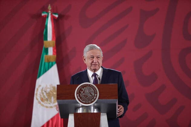 February 7, 2020 EUM20200207NAC04 JPG MEXICO CITY Presidency AMLO The President of the Mexican Republic, Andres Manuel Lopez Obrador, during his press conference this Friday, February 7, 2020 at the National Palace During the meeting with the media, the head of the federal executive confirmed the raffle of the presidential plane Photo Agency EL UNIVERSALIvan StephensEVZ  - ZUMAu78_ 20200207_zaf_u78_002 Copyright: xElxUniversalx