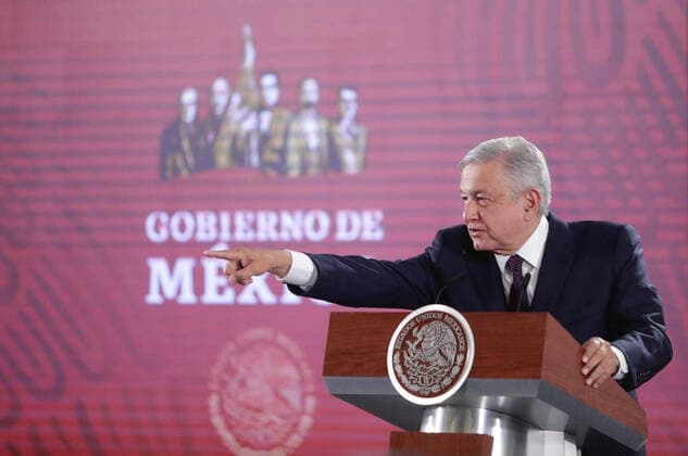 February 7, 2020 EUM20200207NAC03 JPG MEXICO CITY Presidency AMLO The President of the Mexican Republic, Andres Manuel Lopez Obrador, during his press conference this Friday, February 7, 2020 at the National Palace During the meeting with the media, the head of the federal executive confirmed the raffle of the presidential plane Photo Agency EL UNIVERSALIvan StephensEVZ  - ZUMAu78_ 20200207_zaf_u78_003 Copyright: xElxUniversalx