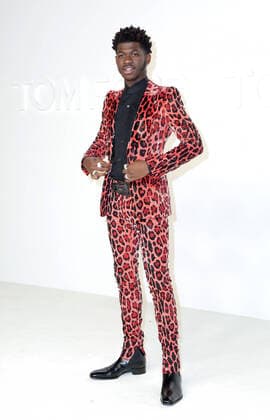 Tom Ford: Autumn Winter 2020 launch event held at Milk Studios Featuring: Lil Nas X Where: Los Angeles, California, United States When: 07 Feb 2020 Credit: Faye s Vision Cover Images Copyright: xx 40263301 EDITORIAL USE ONLY. NOT FOR USE BY NEWSPAPERS BASED IN THE UK.