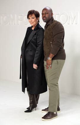 Tom Ford: Autumn Winter 2020 launch event held at Milk Studios Featuring: Kris Jenner, Corey Gamble Where: Los Angeles, California, United States When: 07 Feb 2020 Credit: Faye s Vision Cover Images Copyright: xx 40263157 EDITORIAL USE ONLY. NOT FOR USE BY NEWSPAPERS BASED IN THE UK.