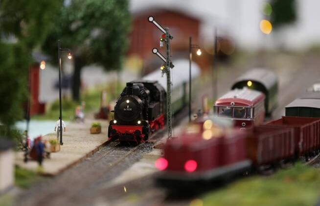 Erfurt Modell Leben 08 02 2020 , Erfurt, exhibition hall, trade fair model life in picture model railway
