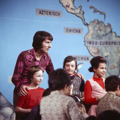 Jenny und Jonny Show, Unterhaltungsshow mit Udo Jürgens, Deutschland 1972 Nur redaktionelle Nutzung. Editorial usage only. Copyright: ArthurxGrimm UnitedArchives82001813
