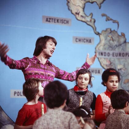Jenny und Jonny Show, Unterhaltungsshow mit Udo Jürgens, Deutschland 1972 Nur redaktionelle Nutzung. Editorial usage only. Copyright: ArthurxGrimm UnitedArchives82001814
