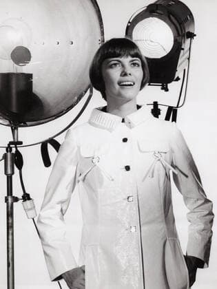 Mireille Mathieu, französische Sängerin, Deutschland 1970. French singer Mireille Mathieu, Germany 1970. Nur redaktionelle Nutzung. Editorial usage only. Copyright: ArthurxGrimm UnitedArchives82004551
