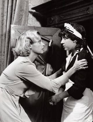 Nadja Tiller, österreichische Schauspielerin (links), und Margot Mahler in der Fernsehserie Es muss nicht immer Kaviar sein , Deutschland 1977. Austrian actress Nadja Tiller (left) and Margot Mahler in the TV series Es muss nicht immer Kaviar sein , Germany 1977. Nur redaktionelle Nutzung. Editorial usage only. Copyright: ArthurxGrimm UnitedArchives82005779