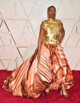 Billy Porter arrives for the 92nd annual Academy Awards at the Dolby Theatre in the Hollywood section of Los Angeles on Sunday, February 9, 2020.  LAP20200209003 JIMxRUYMEN