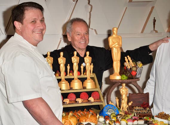 Wolfgang Puck arrives for the 92nd annual Academy Awards at the Dolby Theatre in the Hollywood section of Los Angeles on Sunday, February 9, 2020.  LAP20200209506 JIMxRUYMEN
