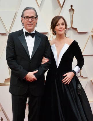 Rodrigo Prieto and Monica Prieto arrive for the 92nd annual Academy Awards at the Dolby Theatre in the Hollywood section of Los Angeles on Sunday, February 9, 2020.  LAP20200209052 JIMxRUYMEN