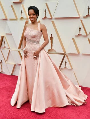 Regina King arrives for the 92nd annual Academy Awards at the Dolby Theatre in the Hollywood section of Los Angeles on Sunday, February 9, 2020.  LAP20200209099 JIMxRUYMEN