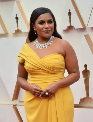 Mindy Kaling arrives for the 92nd annual Academy Awards at the Dolby Theatre in the Hollywood section of Los Angeles on Sunday, February 9, 2020.  LAP20200209128 JIMxRUYMEN