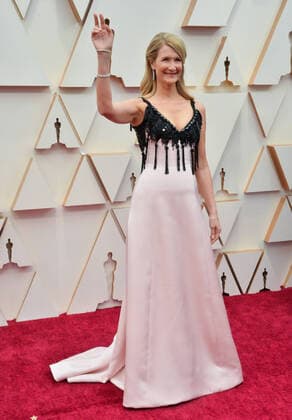 Laura Dern arrives for the 92nd annual Academy Awards at the Dolby Theatre in the Hollywood section of Los Angeles on Sunday, February 9, 2020.  LAP20200209122 JIMxRUYMEN