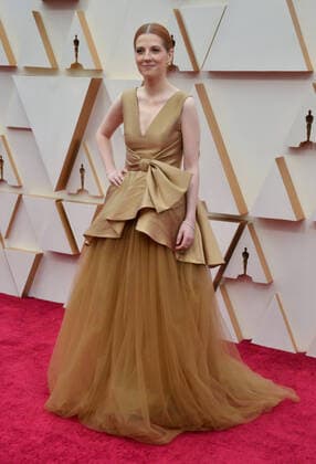 Krysty Wilson-Cairns arrives for the 92nd annual Academy Awards at the Dolby Theatre in the Hollywood section of Los Angeles on Sunday, February 9, 2020.  LAP20200209142 JIMxRUYMEN